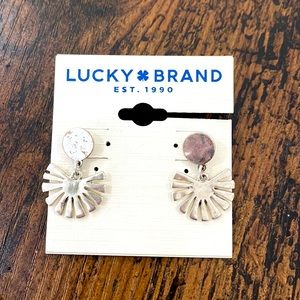 Lucky brand silver costume earrings
